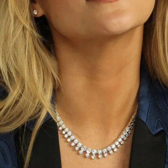 NEW MELINDA MARIA She’s an Icon Riviera Tennis Neclace - Picture 2 of 3